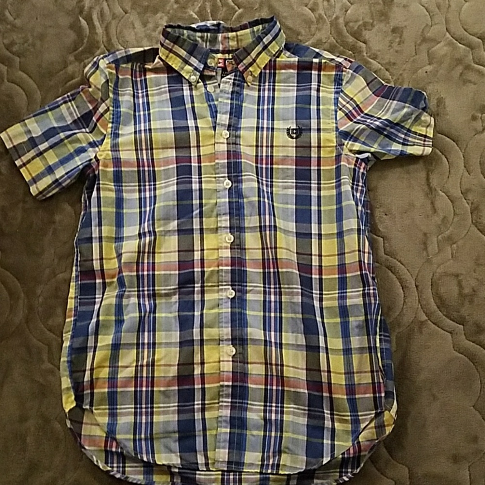 Boys Chaps size 14/16 easy-care button shirt